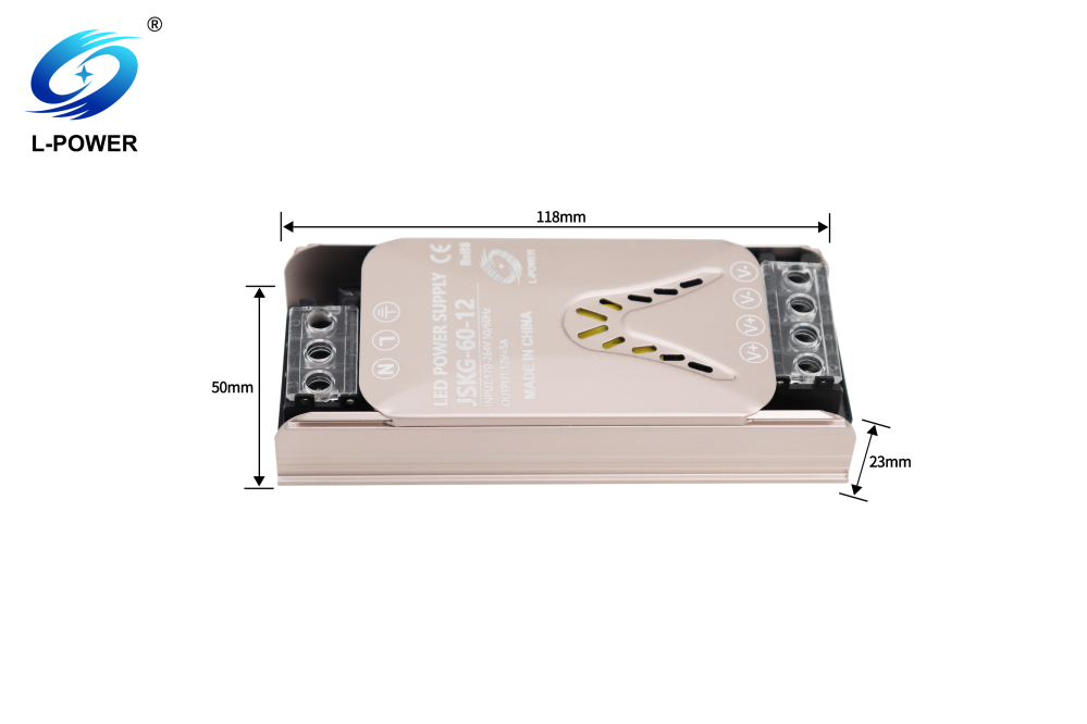 INDOOR FANLESS LED POWER SUPPLY