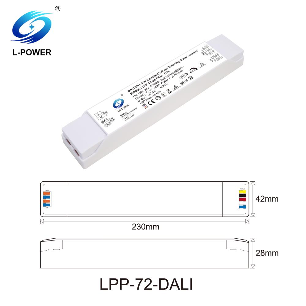 DALI dimming LED driver power supply